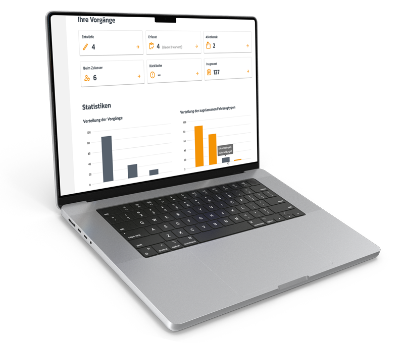 Statistiken für Zulassungen mit ZULEX Software